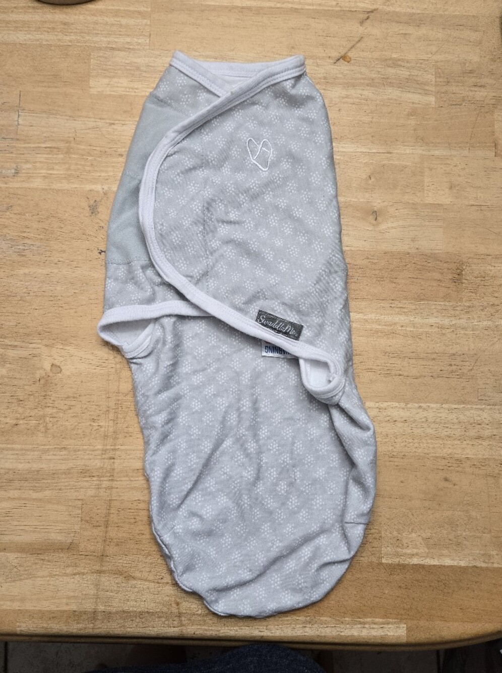 SwaddleMe Light Gray Dot Swaddle for Baby